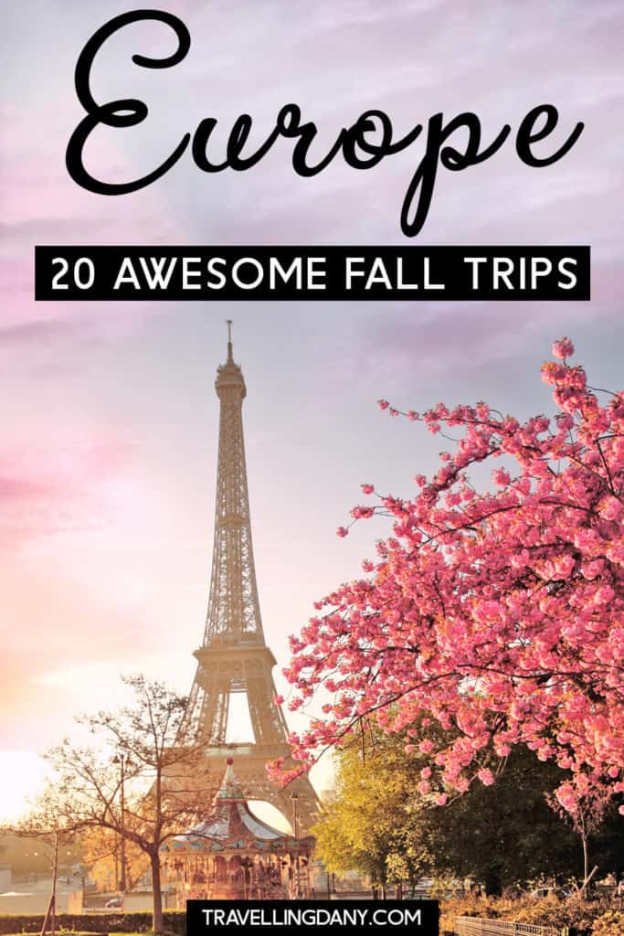 Let's explore the best fall destinations in Europe, for an amazing autumn trip! All the top fall events and festival, with info on fall weather and tips for every destionation on this list! | #autumn #europetraveltips