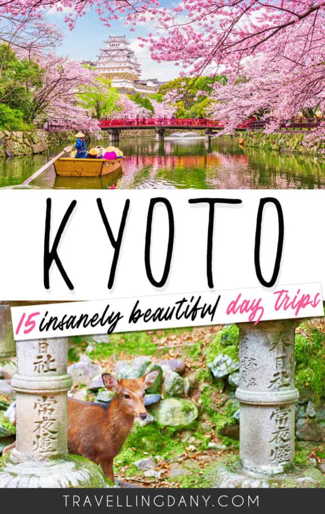 Are you ready to plan awesome Kyoto day trips on a budget? With this useful travel guide you will learn how to plan one day in Osaka, visit the Nara deer park without a tour, how to go to Miyajima island, and where to find the best cherry blossom spots in Japan! | #kyoto #japantrip
