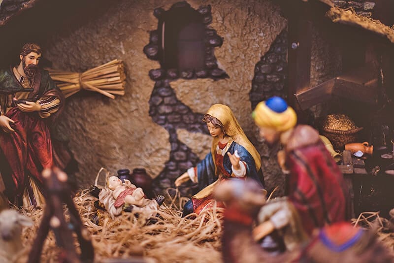 Traditional nativity scene in Naples San Gregorio Armeno