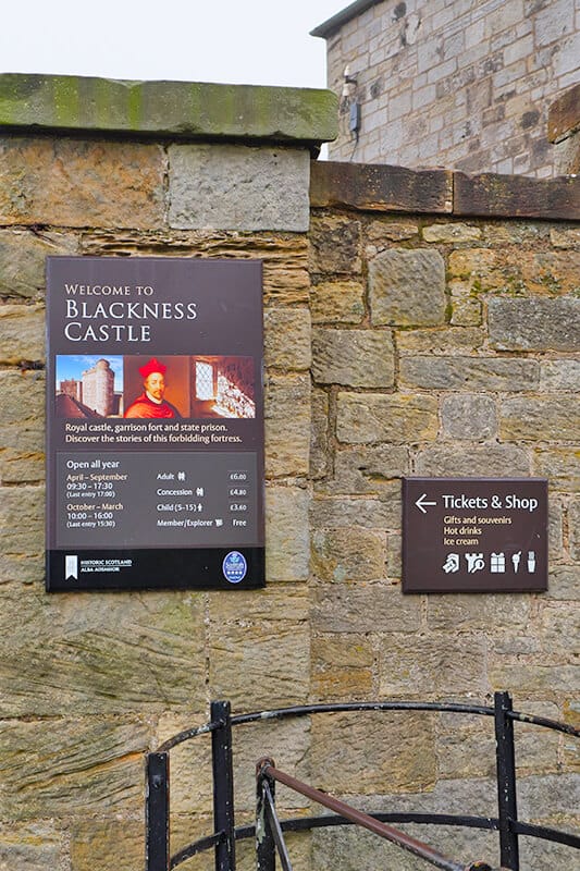 Blackness Castle tickets in Scotland
