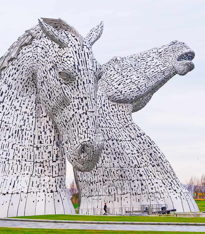 The Kelpies in Scotland