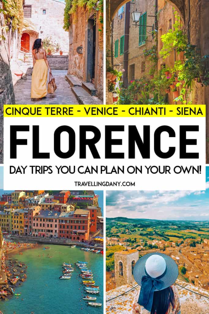 30 amazing day trips from Florence: visit Tuscany like a local! Let's see how to spend one day in Siena, discover the best fairytale towns in Italy and the out of the beaten track areas like Garda Lake, Cinque Terre, Venice and much more! | #travelitaly #florence