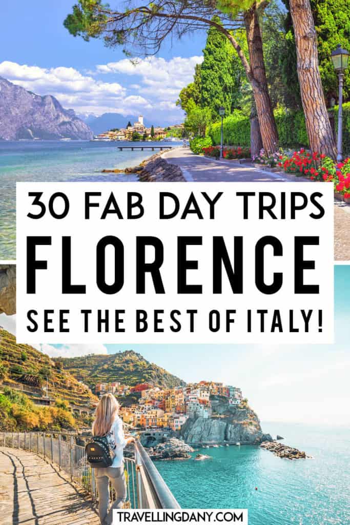 Visit the best fairytale towns in Italy with these 30 day trips from Florence by train! You can easily plan also a day trip to Venice from Florence, and a Cinque Terre day trip: this travel guide includes all the info on how to get there using public transport and what to see in Tuscany! | #travel #tuscany