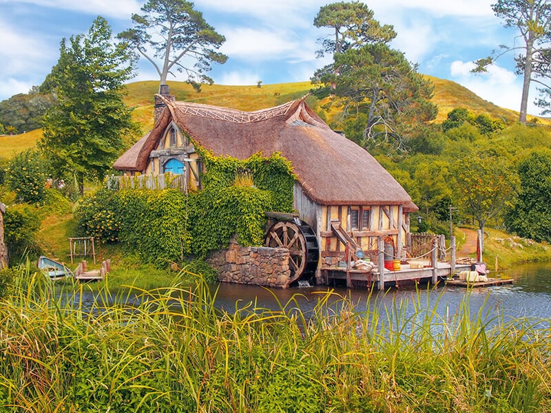 Cottage tradizionale sulle isole Aran nelle campagne irlandesi