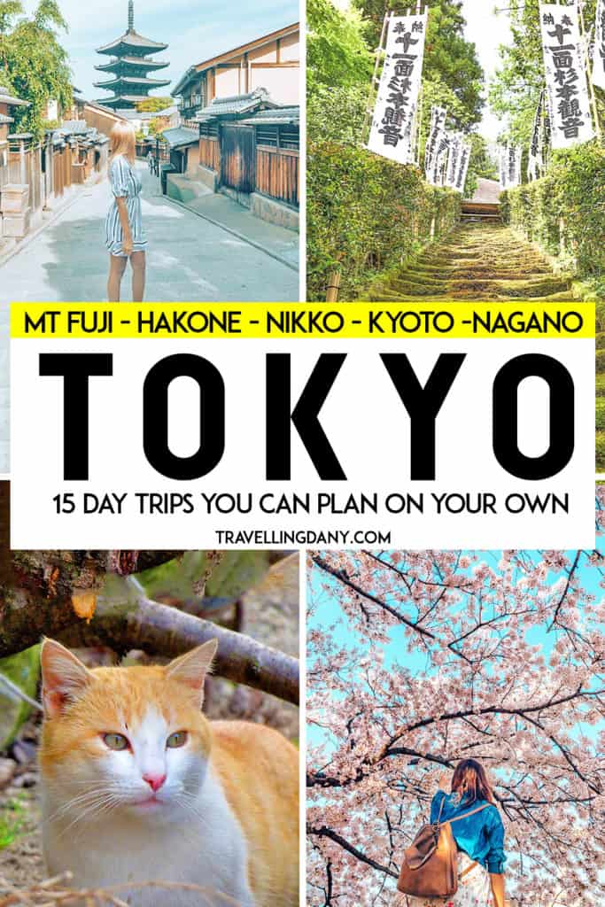 The very best day trips from Tokyo you can plan on your own! With tips on exploring Japan on a budget, hiking Mt Fuji, getting to Monkey Park in Japan, but also what to see in Kyoto, how to spend one day in Nikko, what to see in Nagano and much more! | #japan #tokyo #japanbucketlist