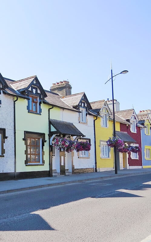 Colorful houses in Ireland
