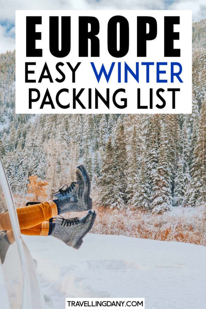 A useful winter packing list for Europe you can't live without! Let's see what to pack for Europe in winter, how to pack light even if you're packing winter clothes, and all the best winter outfit ideas for women! | #europe #packing