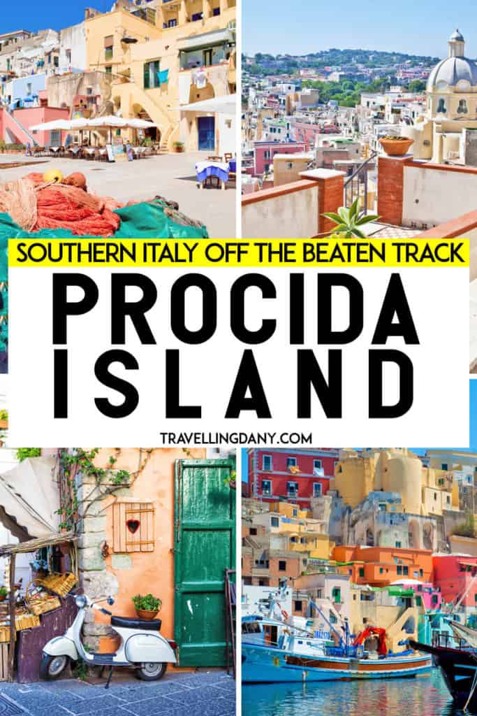 Visita l'isola di Procida con questa utile guida di viaggio! La meravigliosa isola in Italia del sud è famosa per le casette colorate e si può visitare in un giorno organizzando una gita da Napoli! | #napoli #procida #viaggio