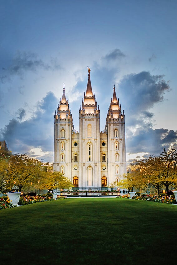 Tempio dei mormoni a Salt Lake City (Utah)