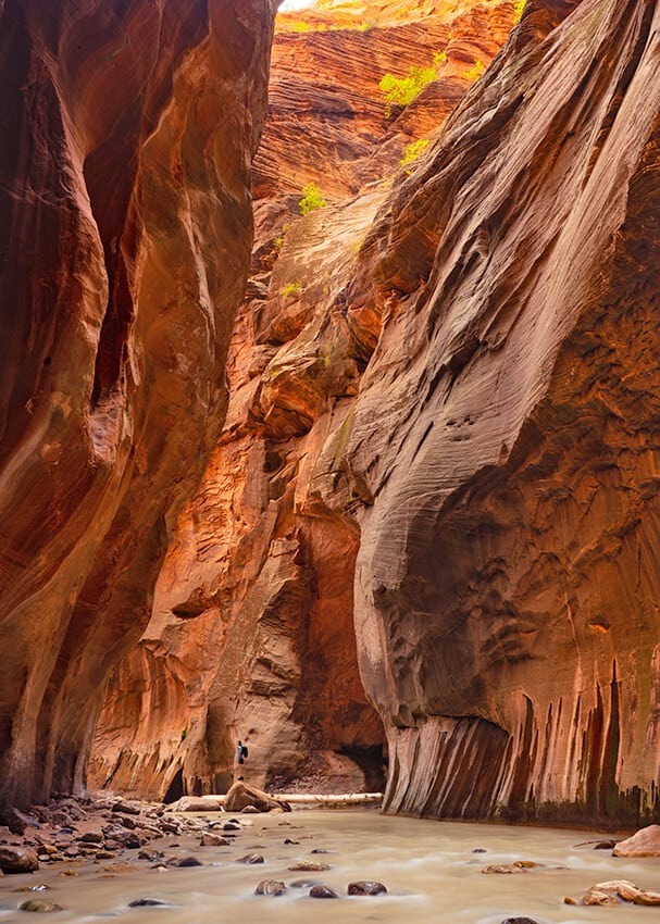 Slot Canyon on a Utah National Parks road trip