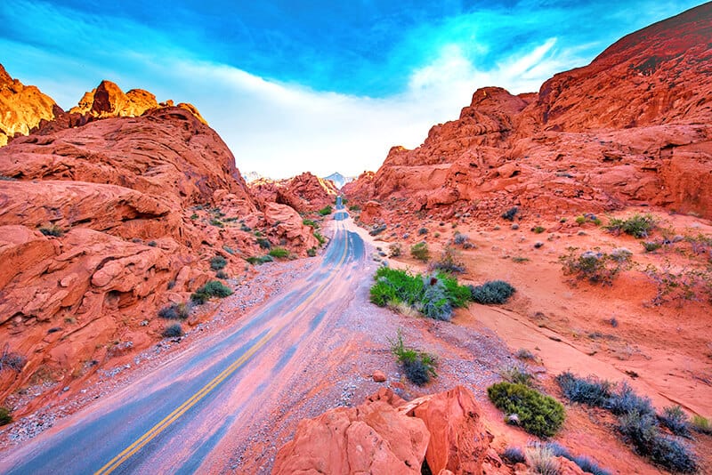 Red rocks and sand on a Utah road trip 