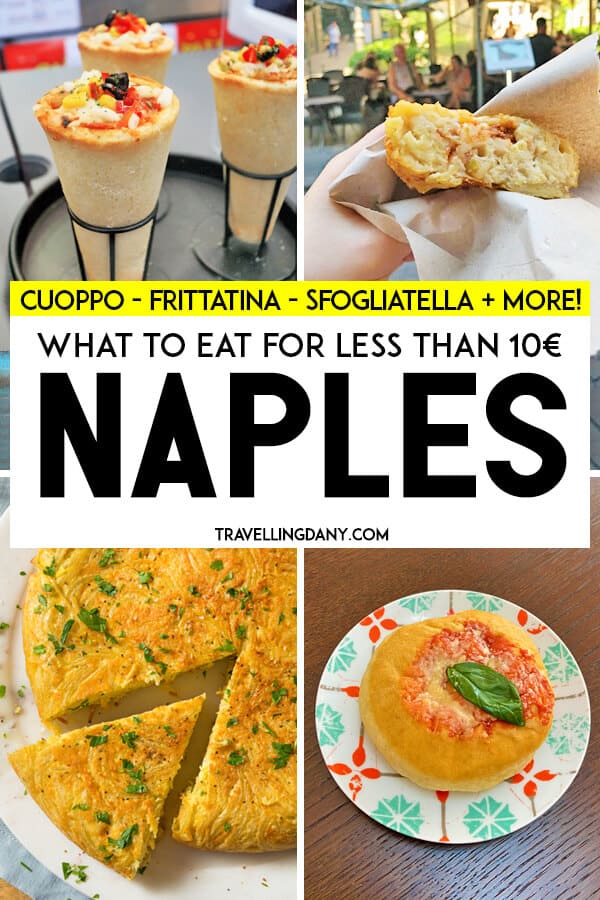 The best street food in Naples (Italy) explained from a local! With tips on how to order, what to eat in Naples, all the prices and where to eat. Try sfogliatelle, panzerotti, deep fried pasta and more! | #naples #naplesitaly #visititaly #italianfood