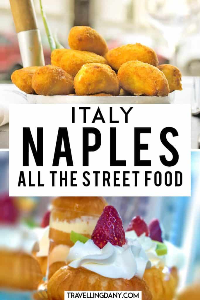 Naples street food is delicious and super cheap. Check out this travel guide from a local to discover what and where you can eat for less than 10$! The cheapest foodie guide to experience the local dishes in Southern Italy! | #foodguide #visititaly #naples