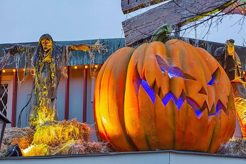 Decorazione spaventosa a forma di zucca a Disney's Hollywood Studios