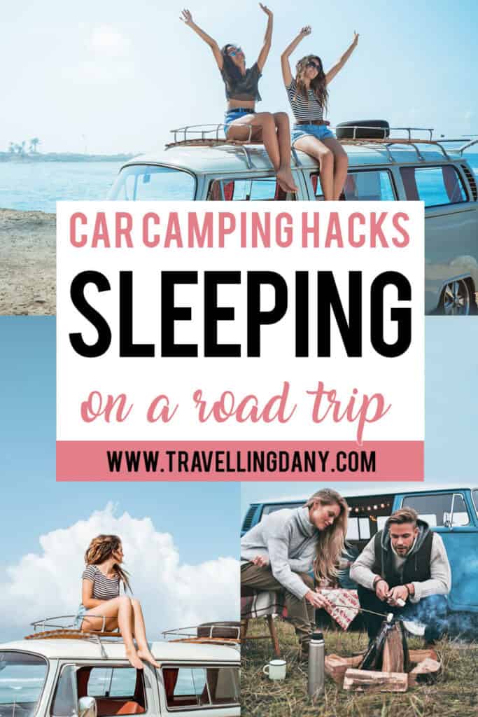 Are you thinking of going car camping and worried that sleeping in your car will be super difficult? Find tons of smart hacks to make a comfortable bed in a van or in a car, with tips to stay safe on the road also as a solo female traveller.