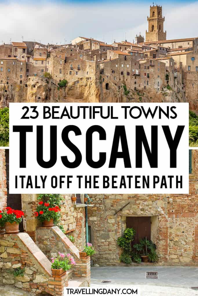 Are you planning a trip to Italy off the beaten path? Discover 23 hidden gems in Tuscany that you can visit on your own! Explore the romantic spots, dreamy places like the iconic Val d'Orcia, the best small towns in Tuscany and all the instagrammable spots!