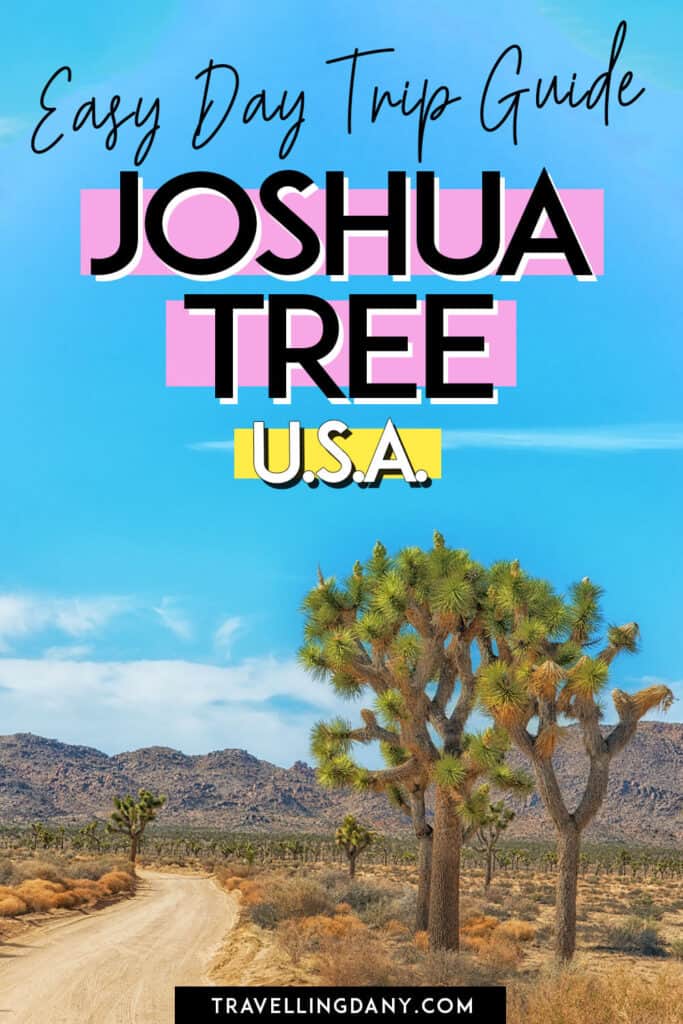 Scopriamo insieme cosa vedere al Joshua Tree in California in un giorno! Itinerario completo con info su come arrivare da Los Angeles, San Diego e Palm Springs, cosa portare e dove fare benzina lungo la strada!