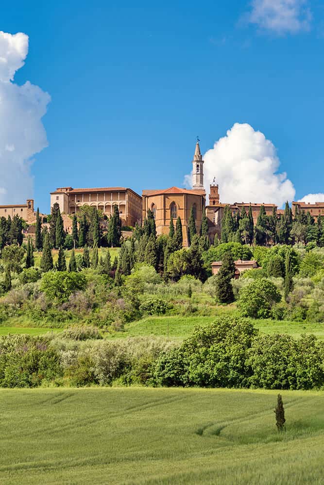 Pienza medieval village in Tuscany