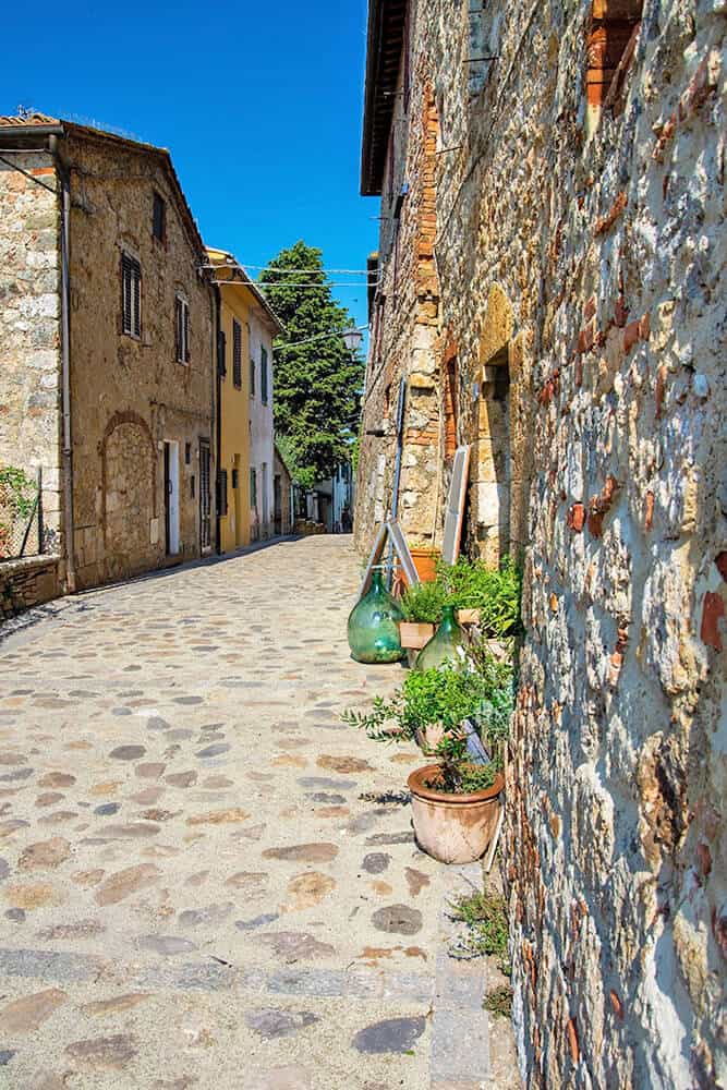 Ancient village in Tuscany
