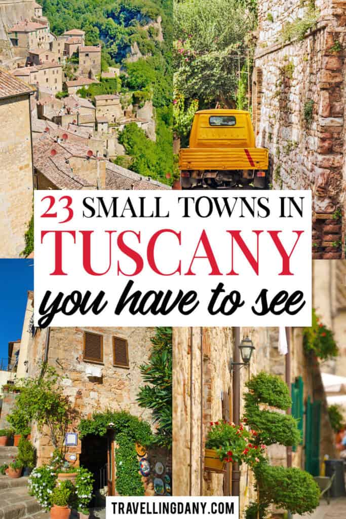 23 Of the best Tuscan towns you have to see on your next trip to Italy! With lots of gorgeous pictures, lovely fairytale villages, info on what to eat in Tuscany, and a guide to the most instagrammable spots!