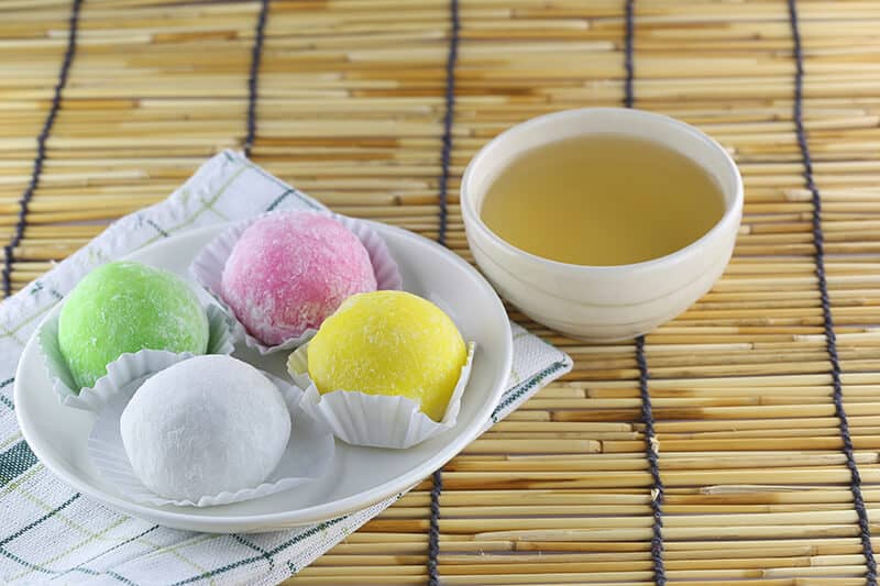 Colorful Mochi Daifuku from Japan