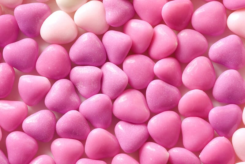 Pink princess candy