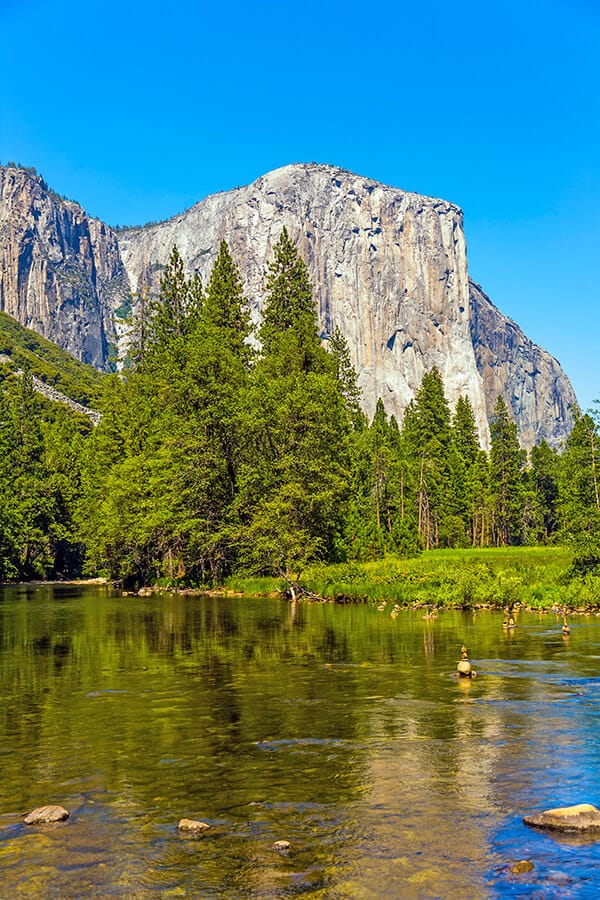 Western Rock view at Yosemite park