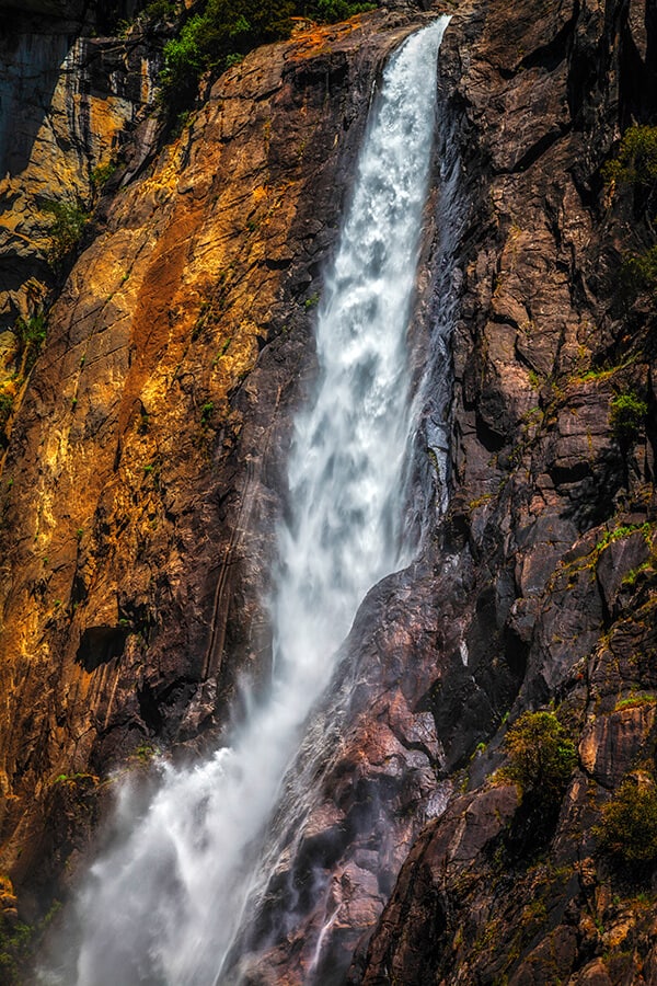 Lower Yosemite Falls in Summer