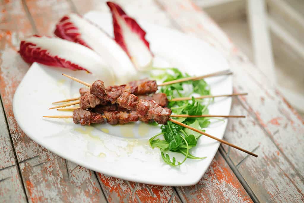 Abruzzese Arrosticini dish