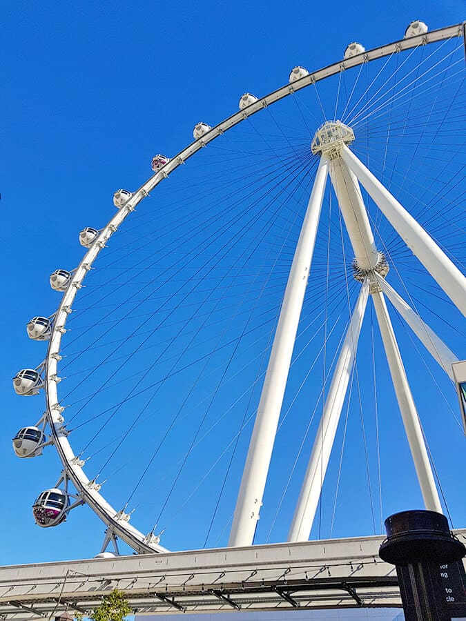 High Roller Las Vegas during the day