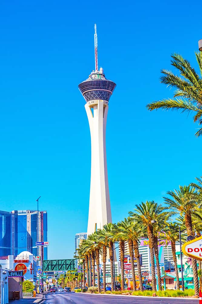 The Stratosphere tower in Las Vegas