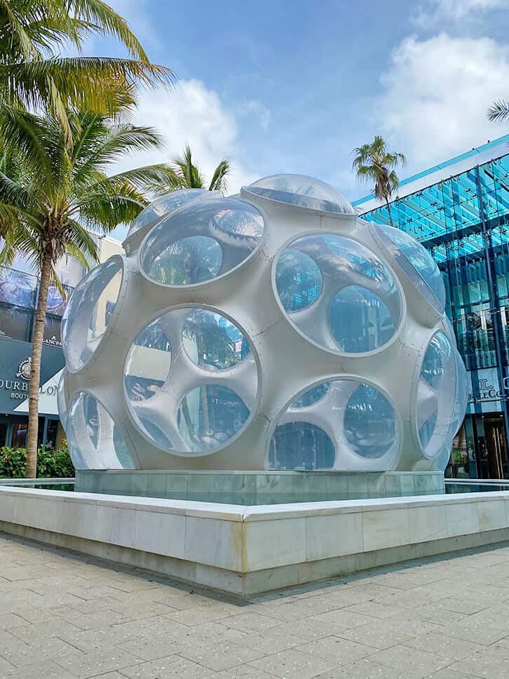 Fly's Eye Dome at Miami Design District