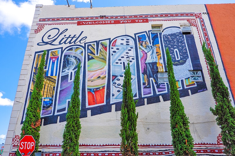 Murale Welcome to Little Havana Mural a Miami (Fl)