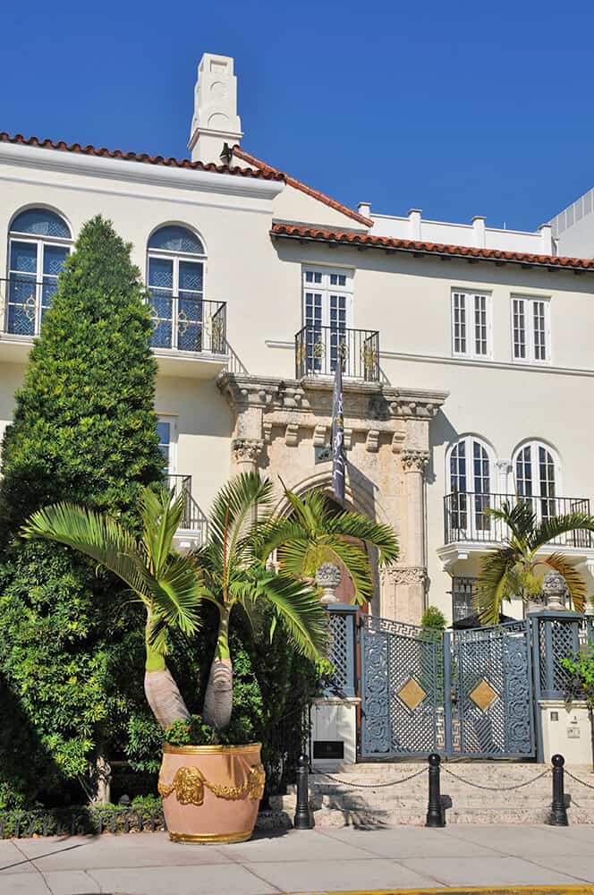 Versace Mansion Facade in Miami