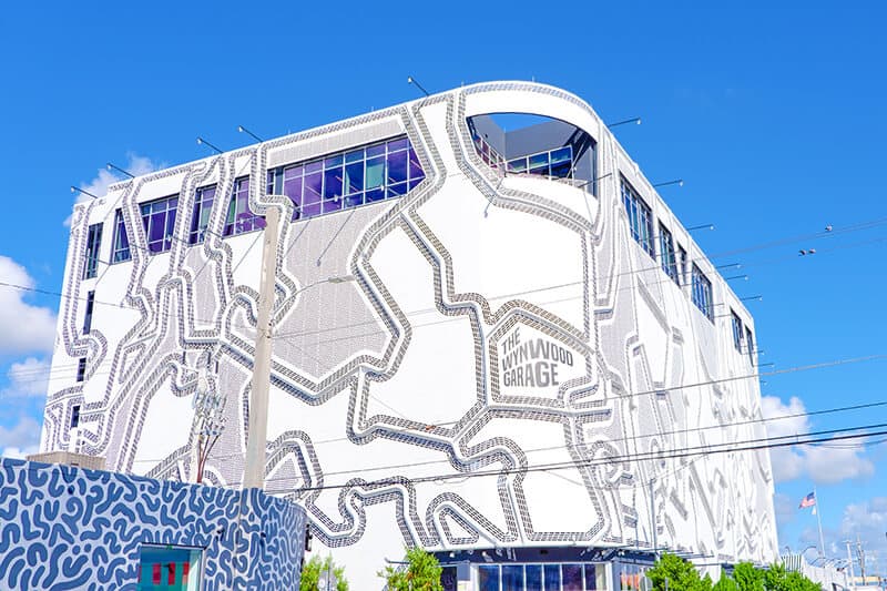 Facciata del Wynwood Garage a Miami