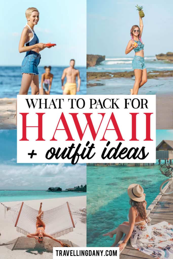Un elenco di cose da portare in vacanza alle Hawaii, utilissimo e facile da consultare! Include tutto quello che ti serve per esplorare le isole. Ovvero tanti outfit da mescolare per creare sempre nuovi look hawaiani!