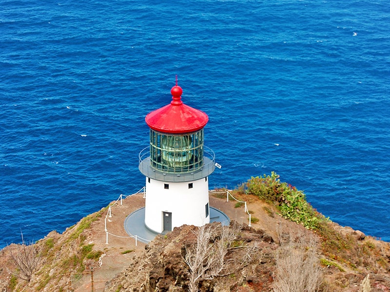 Makapuu lighthouse in Oahu