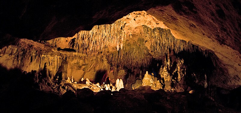 Inside of Florida Caverns