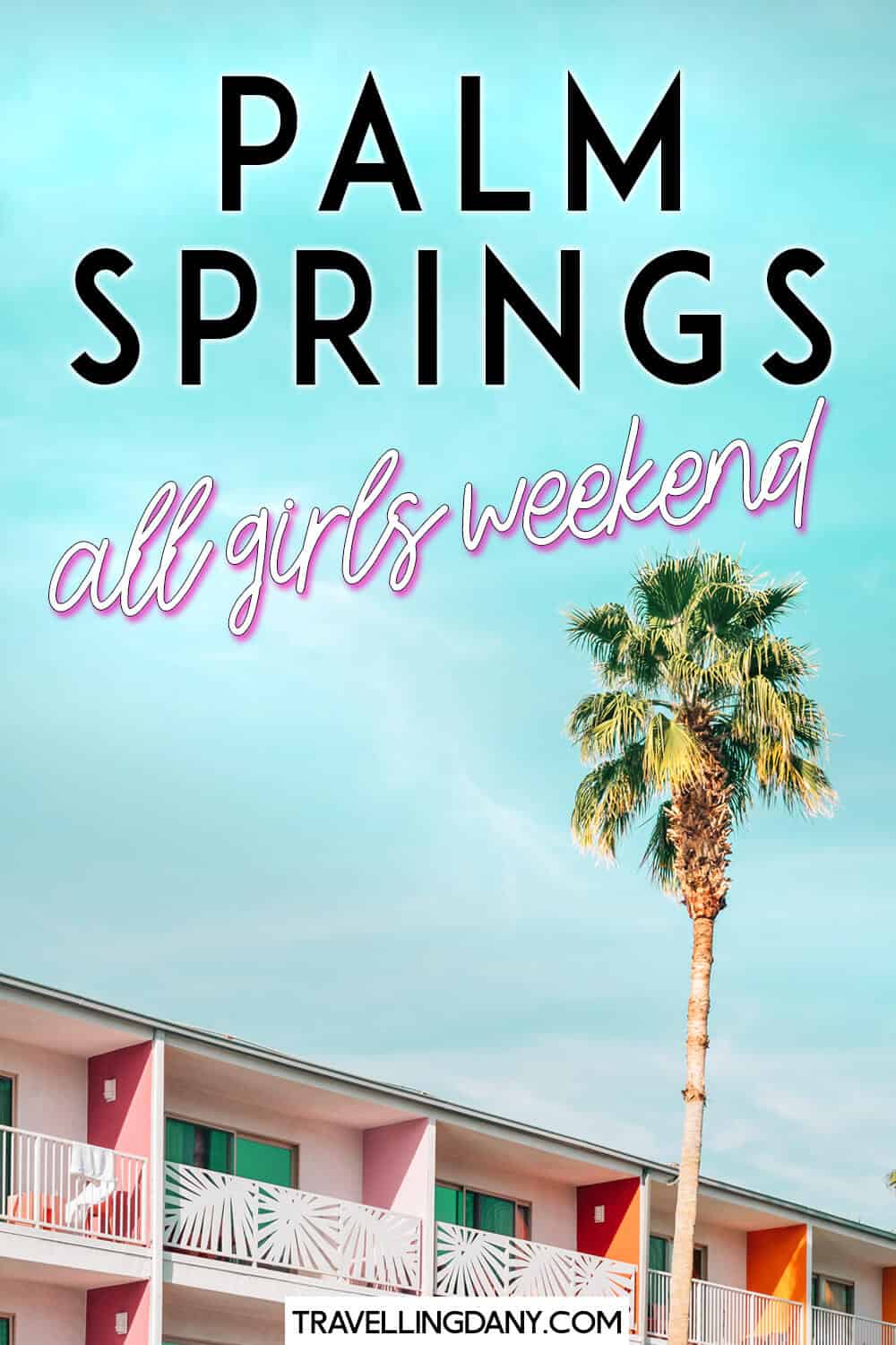 Are you planning a fab Palm Springs weekend with your besties and you’re looking for inspiration? Check out this fun and chill Palm Springs itinerary for a girls trip! With tons of ideas, free things to do and useful tips!