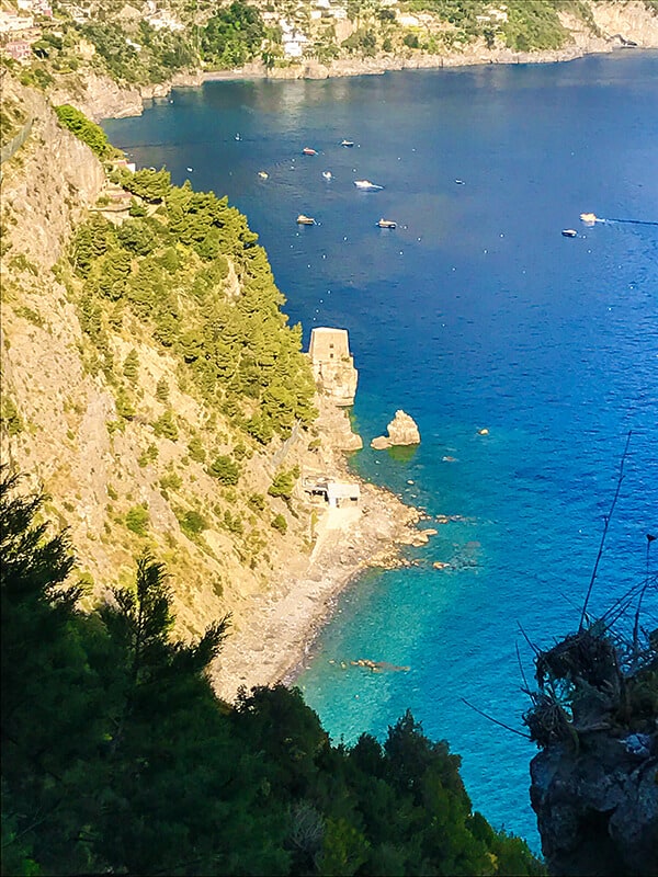 Defense tower on the Amalfi Coast