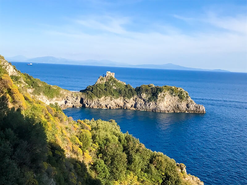 Torre Normanna on the Amalfi Coast (Italy)