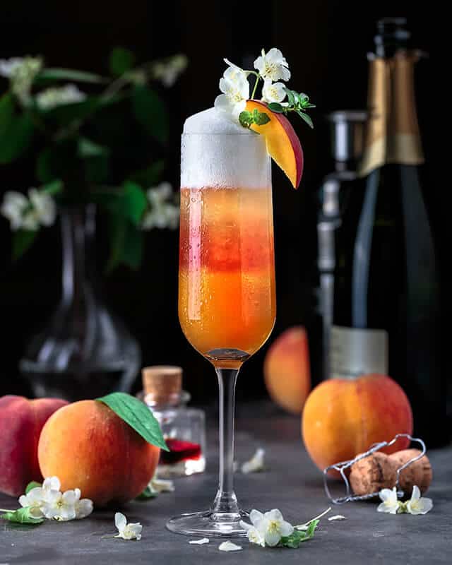 Un cocktail Bellini