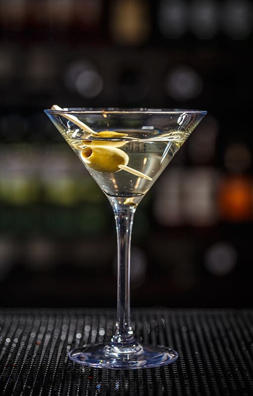 Dirty Martini cocktail