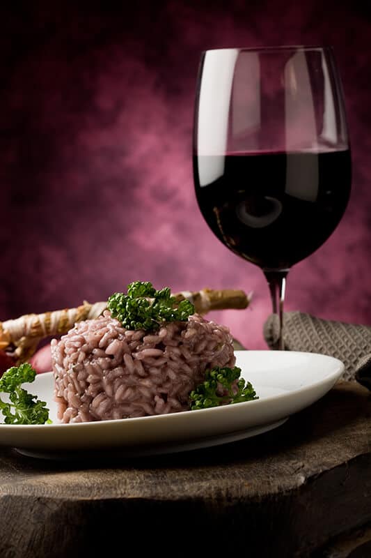 Risotto with Amarone wine