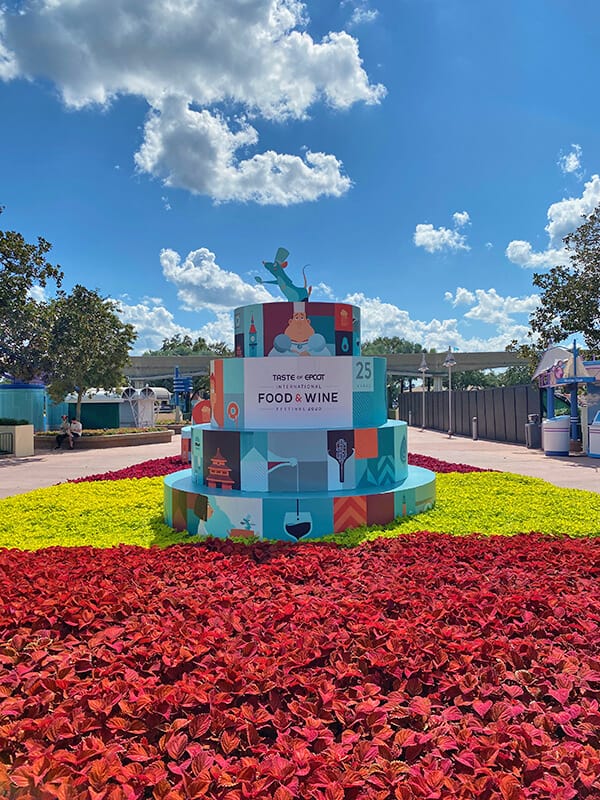Epcot food and wine festival sign