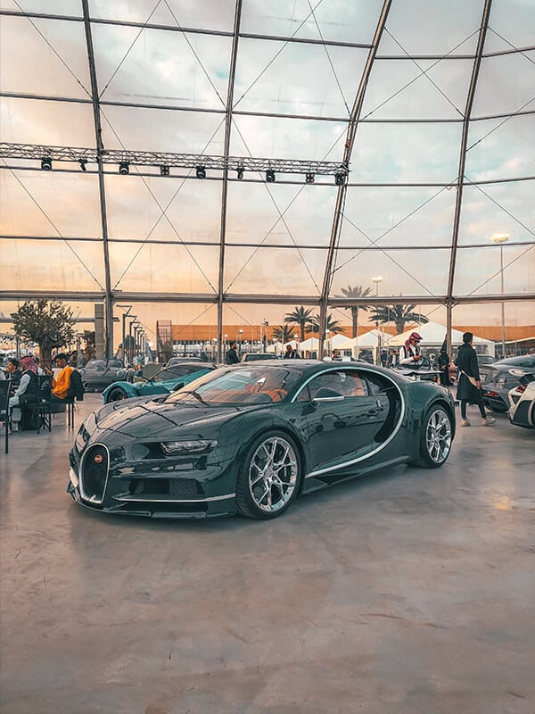 Luxury car at Miami Auto Show