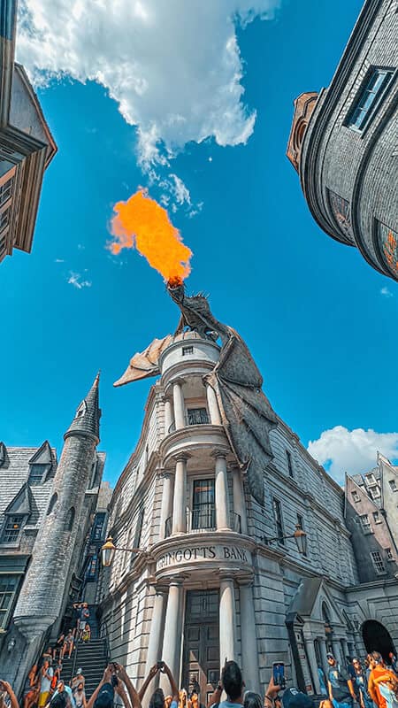 Harry Potter area at Universal Studios Orlando