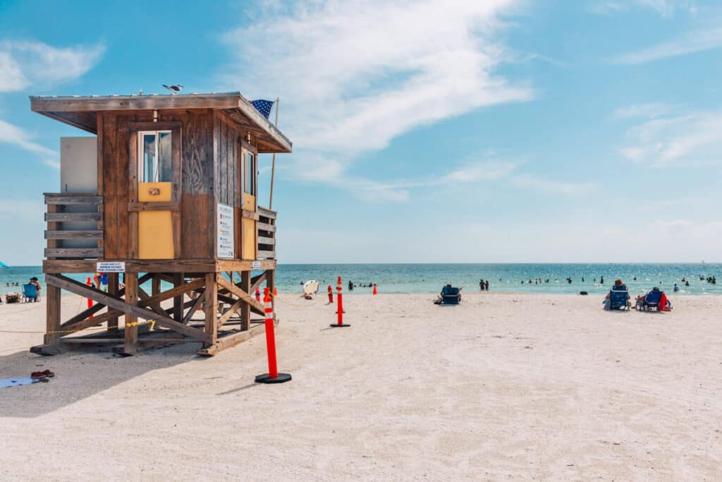 Lifeguard tower in Florida