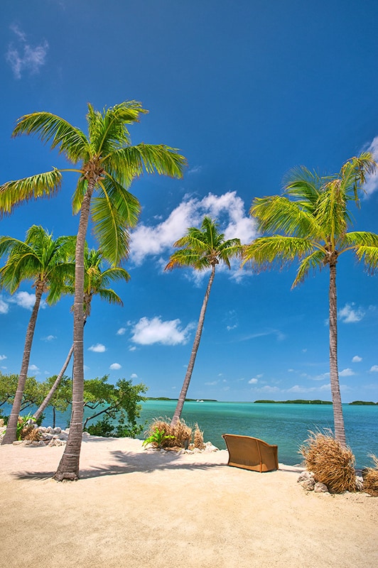Tropical beach at Florida Keys