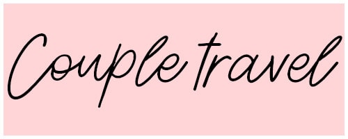 Couple travel button